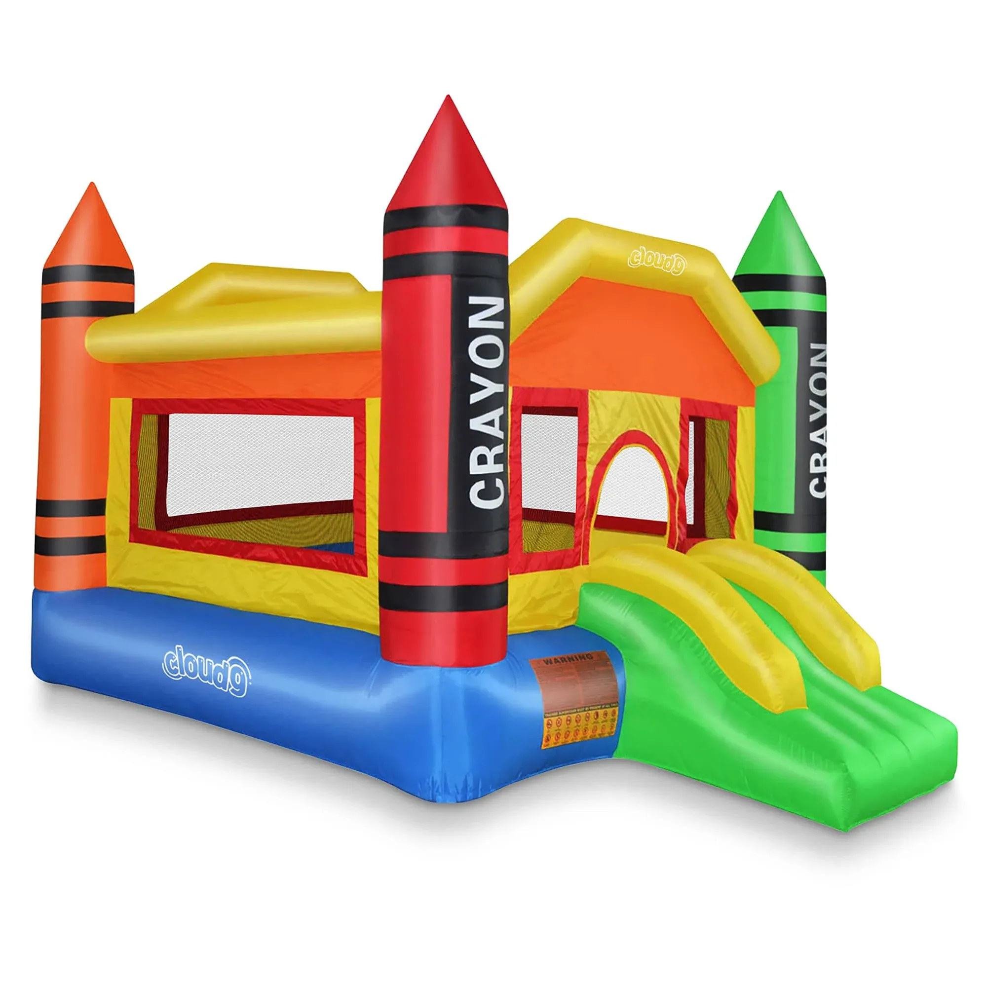 Mini Crayon Bounce House Slide Jump Bouncer Inflatable Only