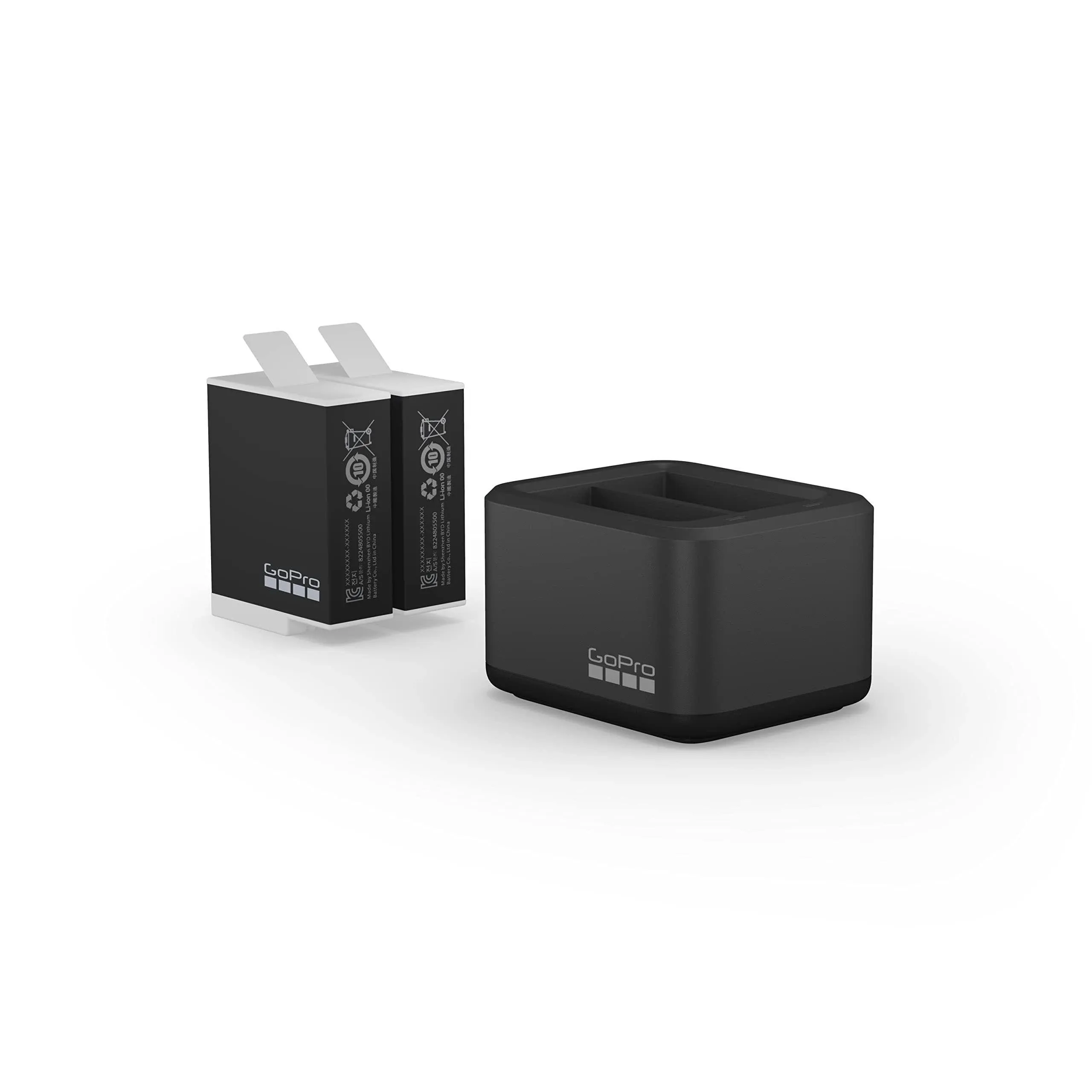 GoPro Dual Battery Charger + Enduro Batteries (HERO12/11/10/9 Black)