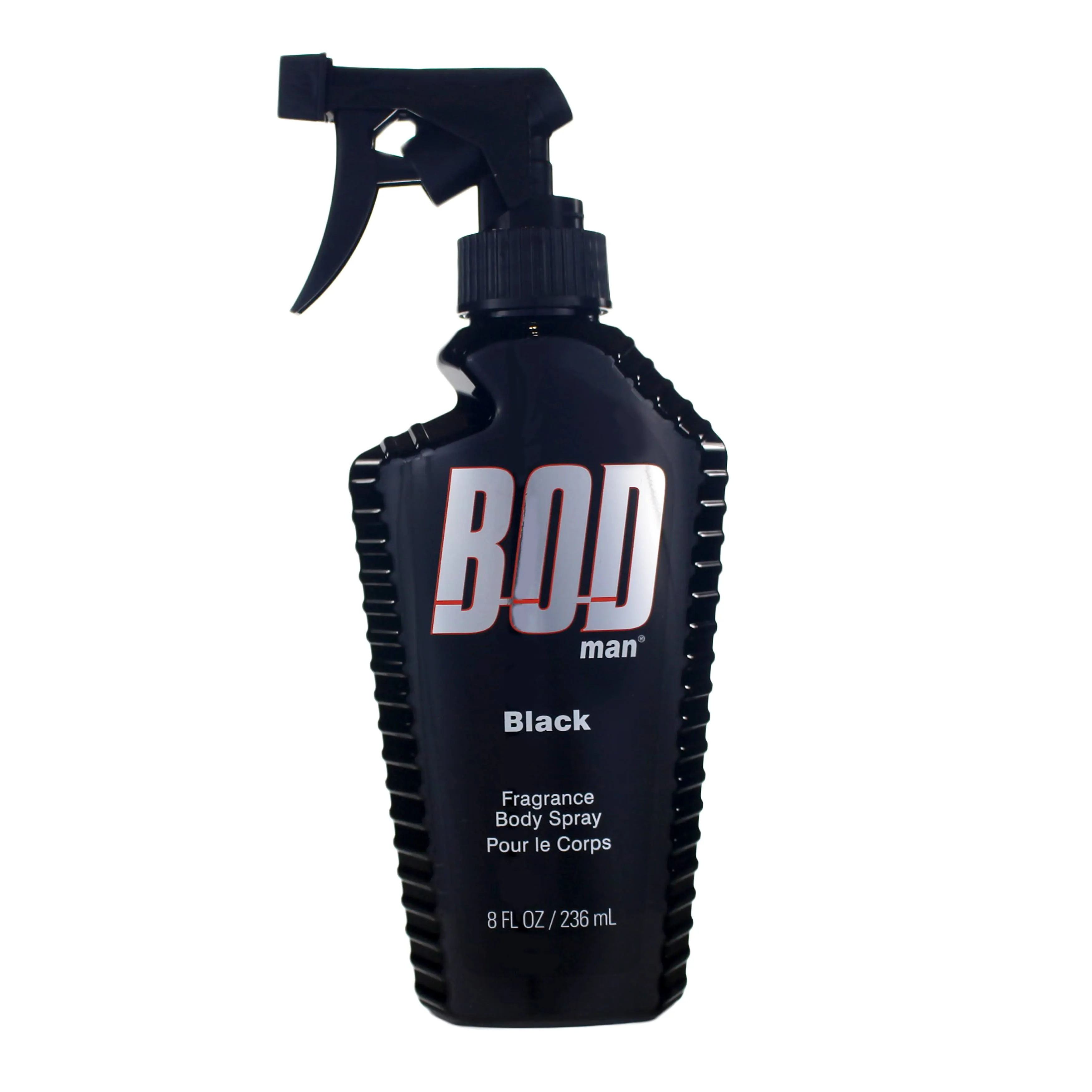 Bod Man Black by Parfums De Coeur Body Spray 8 oz for Men