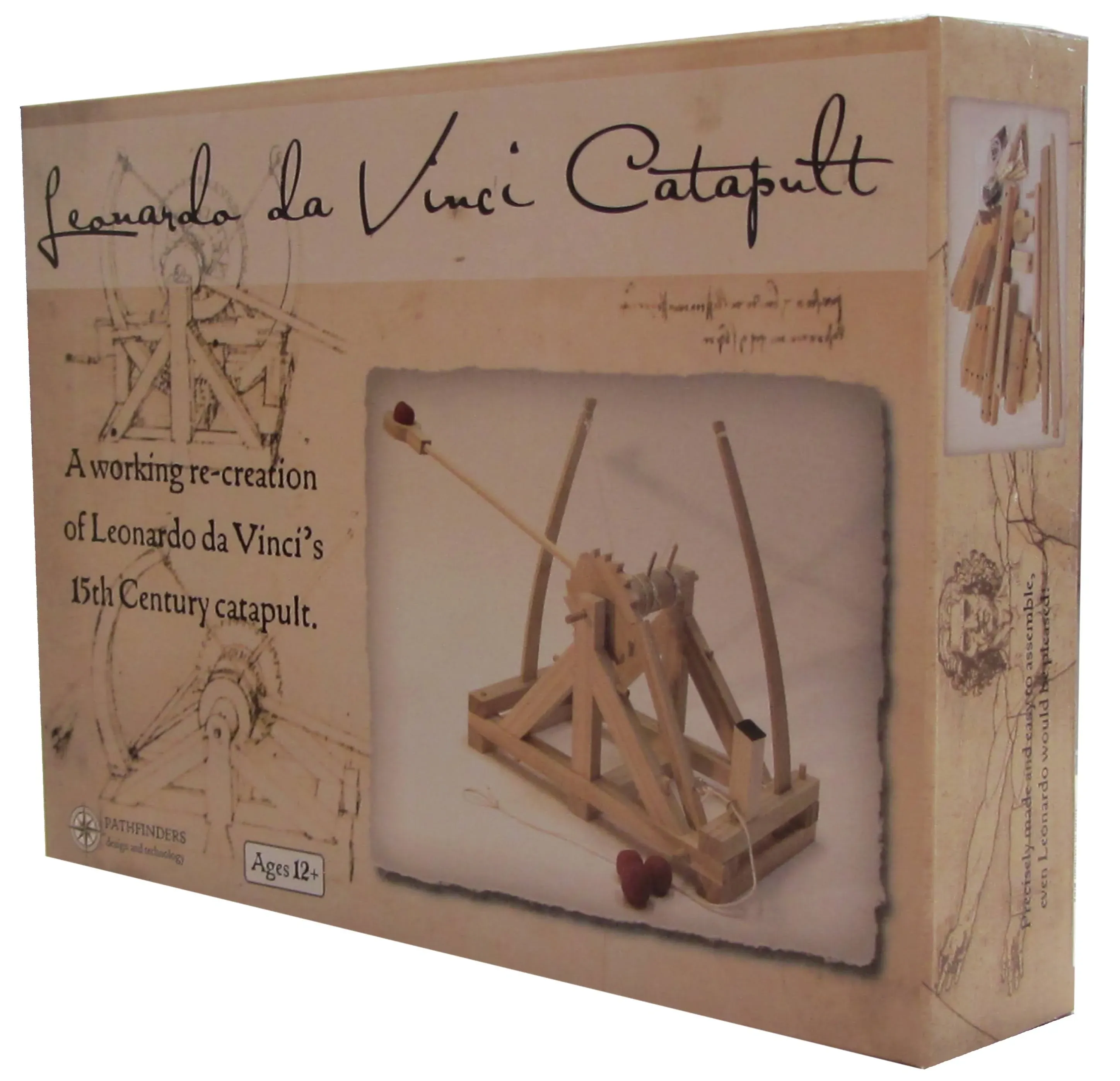 Leonardo DaVinci Catapult Wood Kit Pathfinders