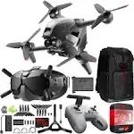 DJI FPV Combo Drone 4K Quadcopter with Goggles & Remote Control + on The Go Bundle