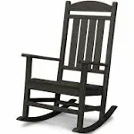 POLYWOOD Estate Rocking Chair - Black