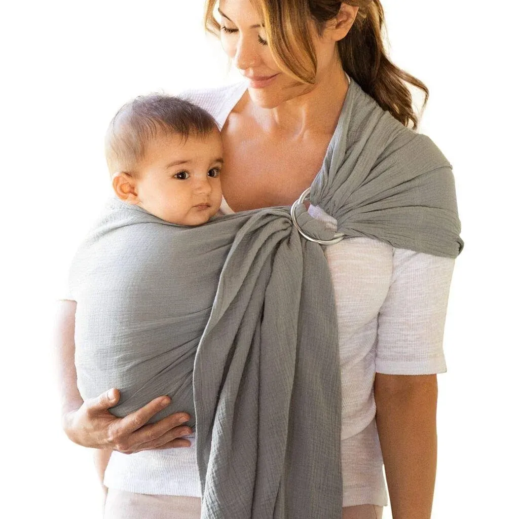 Moby Ring Sling | Versatile Support Wrap for Mothers, Fathers, and Caregivers