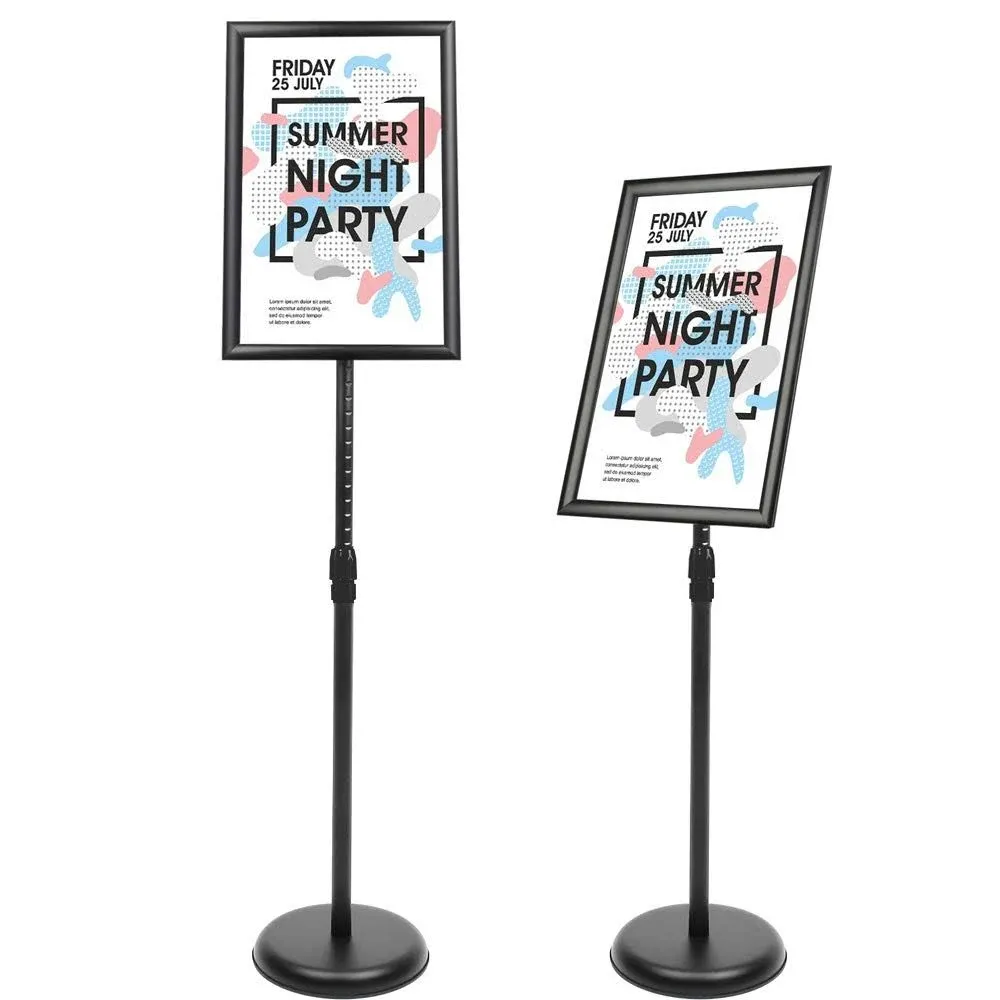 YIYO Adjustable Pedestal Poster Sign Stand,8.5 x 11 Advertising Business Menu...