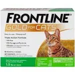 Frontline Gold for Cats 1.5 lbs or more, 6 Monthly Doses