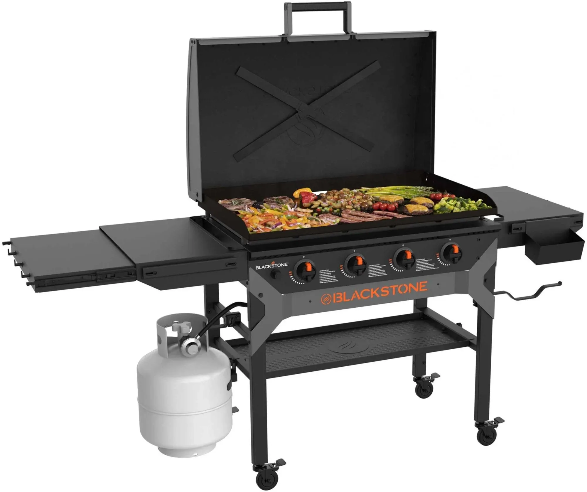 Blackstone Omnivore 36” 4 Burner Liquid Propane Outdoor Griddle with Hood