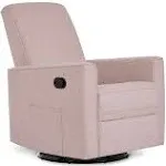 Evolur Raleigh Basic Glider | Recliner | Rocker Rose