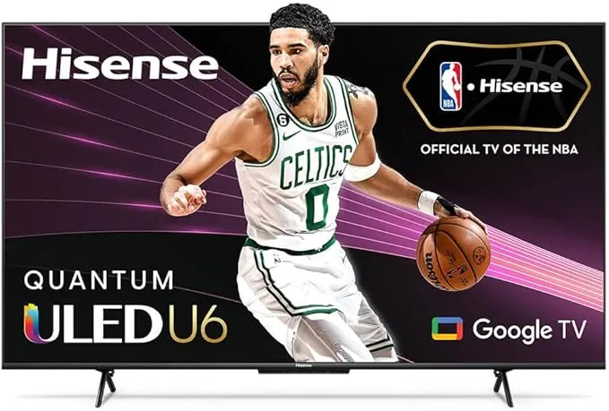 Hisense 55U6H 55" 4K puntos cuánticos LED Google TV con Dolby Vision IQ y HDR10+-