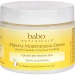 Babo Botanicals, Miracle Moisturizing Cream Oatmilk Calendula, 1 Each, 2 Oz