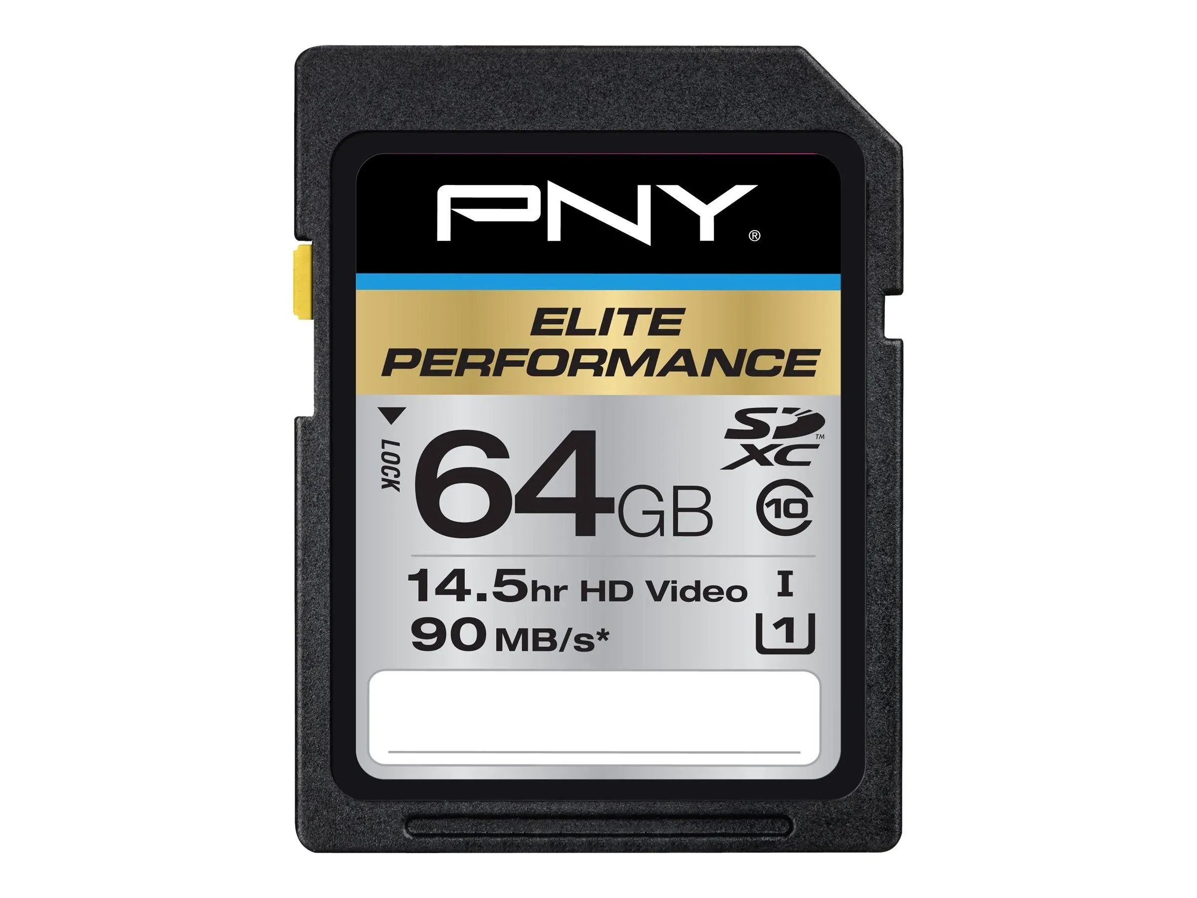 PNY Elite Performance SDXC Class 10 Memory Card