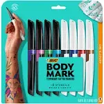 BodyMark by BIC 8pk Collection Tattoo Marker