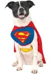 DC Comics Superman Superhero Halloween Pet Costume for Dogs or Cats (Medium) Black