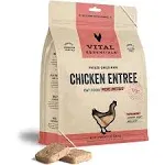 Vital Essentials Chicken Mini Patties, Freeze-Dried Cat Food 8-oz