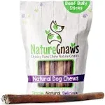 Nature Gnaws Small Bully Sticks for Dogs - Premium Natural Beef Bones - Thin Long Lasting Dog Chew Treats for Light Chewers & Puppies - Rawhide Free - 6 Inch (5 Count)Nature Gnaws Small Bully Sticks for Dogs - Premium Natural Beef Bones - Thin Long Lasti