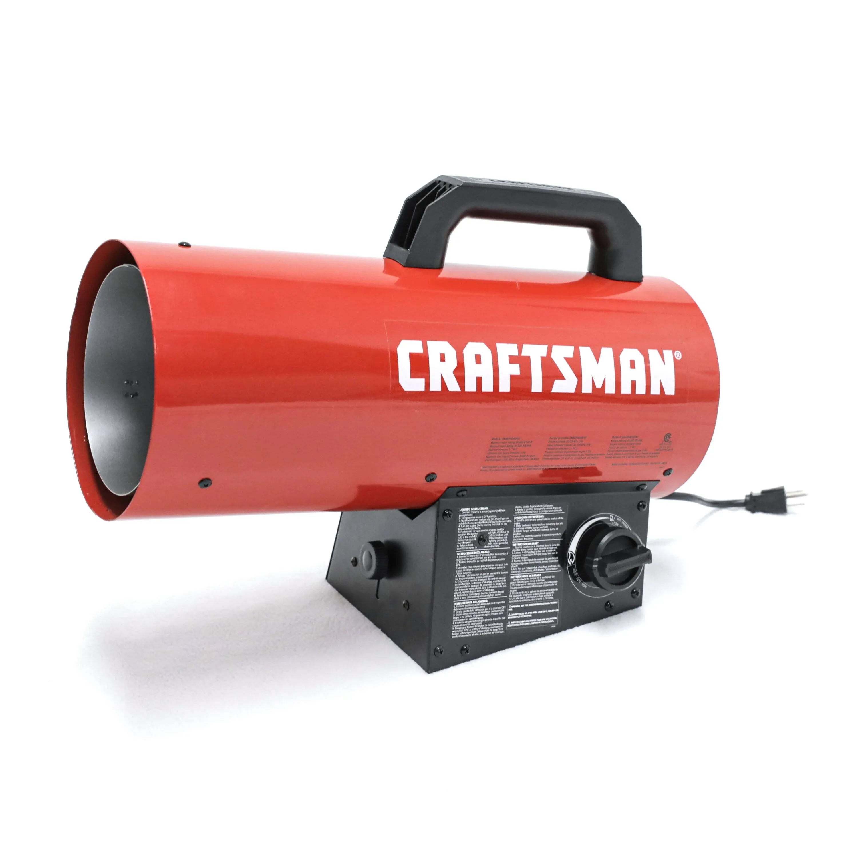 Craftsman Forced Air Propane 60000-BTU Outdoor Portable Forced Air Propane Heater F310100