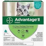 Advantage II Flea Treatment for Kitten 2 Dose