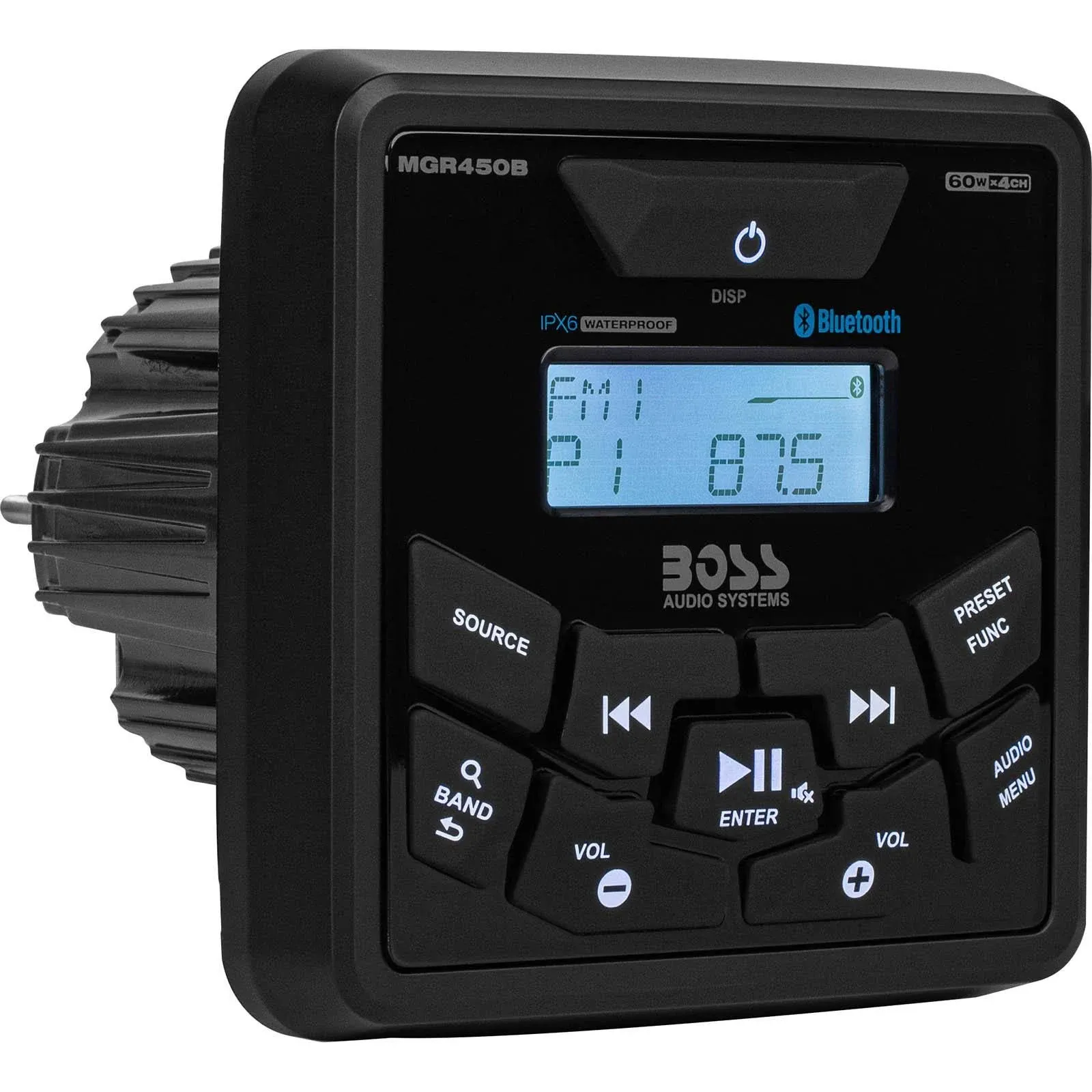 Boss Audio MGR450B Marine Gauge Bluetooth Media Receiver