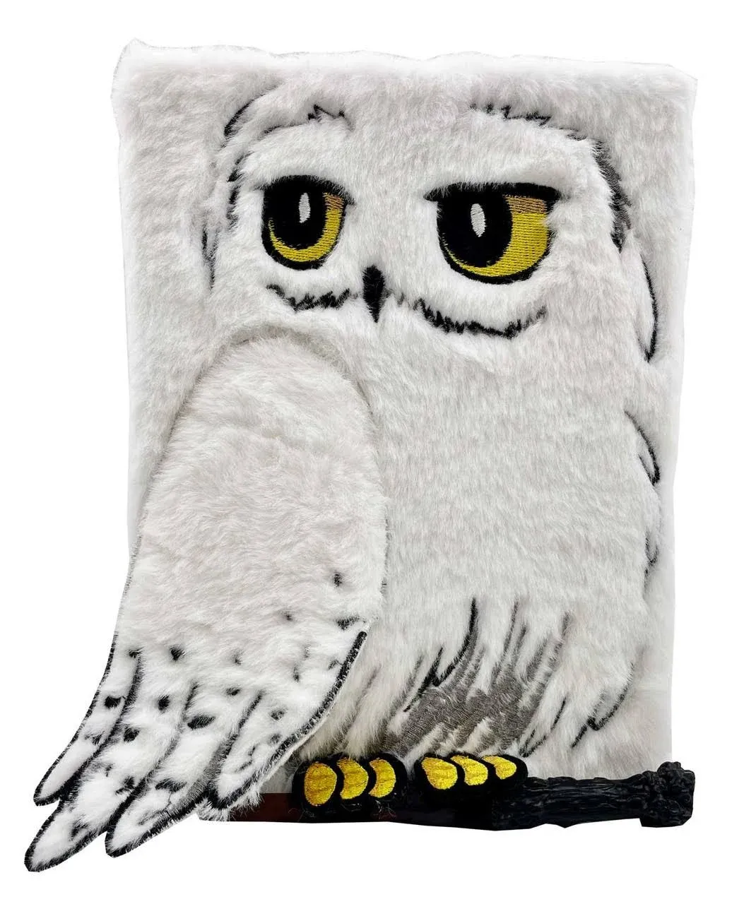 HARRY POTTER Hedwig Owl Plush Journal Diary for Kids - Cute Soft Owl Cover Writing Notebook with 216 Lined Pages - Officially Licensed Merchandise - Valentines Day & Easter Gift for Girls & Boys Who