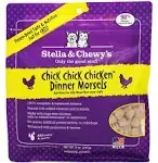 Stella & Chewy's Freeze-Dried Raw Chick, Chick, Chicken Dinner Morsels Grain-Free Cat Food, 8 oz bag