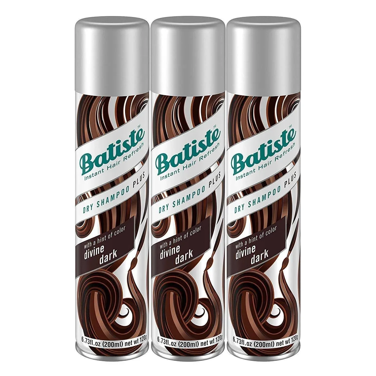 Batiste Dry Shampoo Dark & Deep Brown 6.73 oz Pack of 3