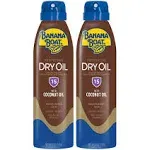 Banana Boat Dry Oil Spray SPF 15, 6oz Twin Pack