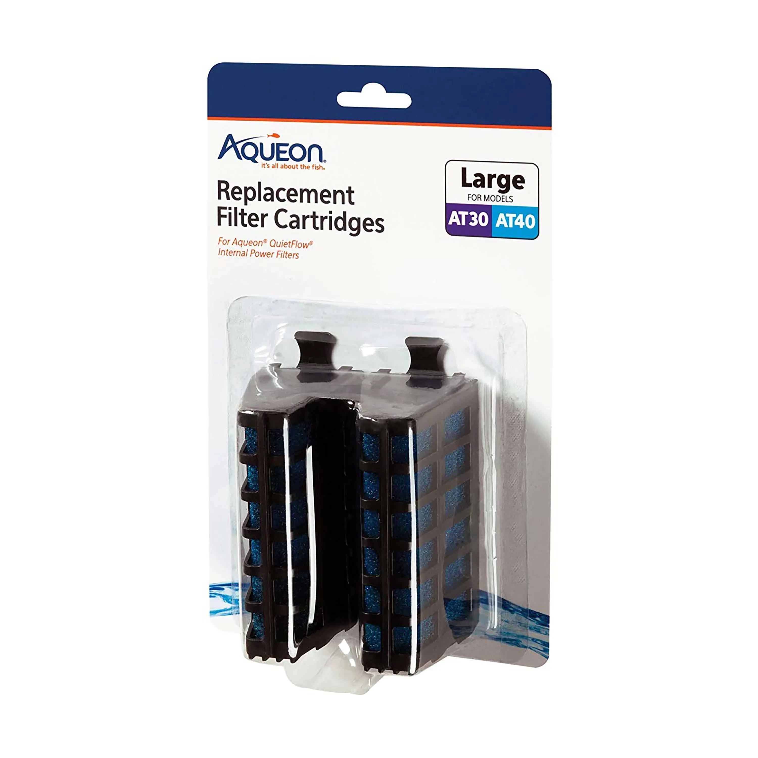 Aqueon Replacement QuietFlow Internal Filter Cartridges Small - 2 Count