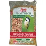 Lyric Peanut Pieces Wild Bird Seed - No Waste Bird Food - Attracts Titmice, Woodpeckers, Chickadees & More - 15 lb bag