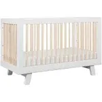 Babyletto Hudson 3-in-1 Convertible Crib with Toddler Conversion Kit - Washed Natural