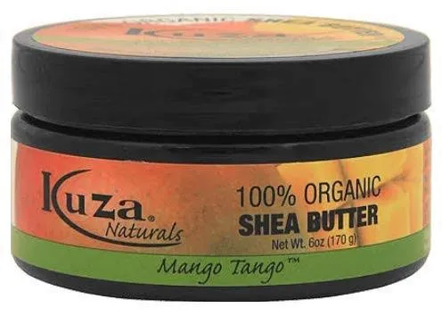 Kuza Naturals 100% Organic Shea Butter Mango Tango 6oz