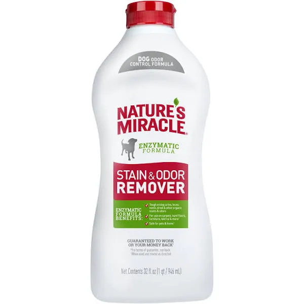 Nature's Miracle Stain & Odor Remover, Enzymatic Formula - 32 fl oz