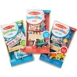 Melissa & Doug Decorate-Your-Own Wooden Craft Kits Set - Plane, Train, and Race Car