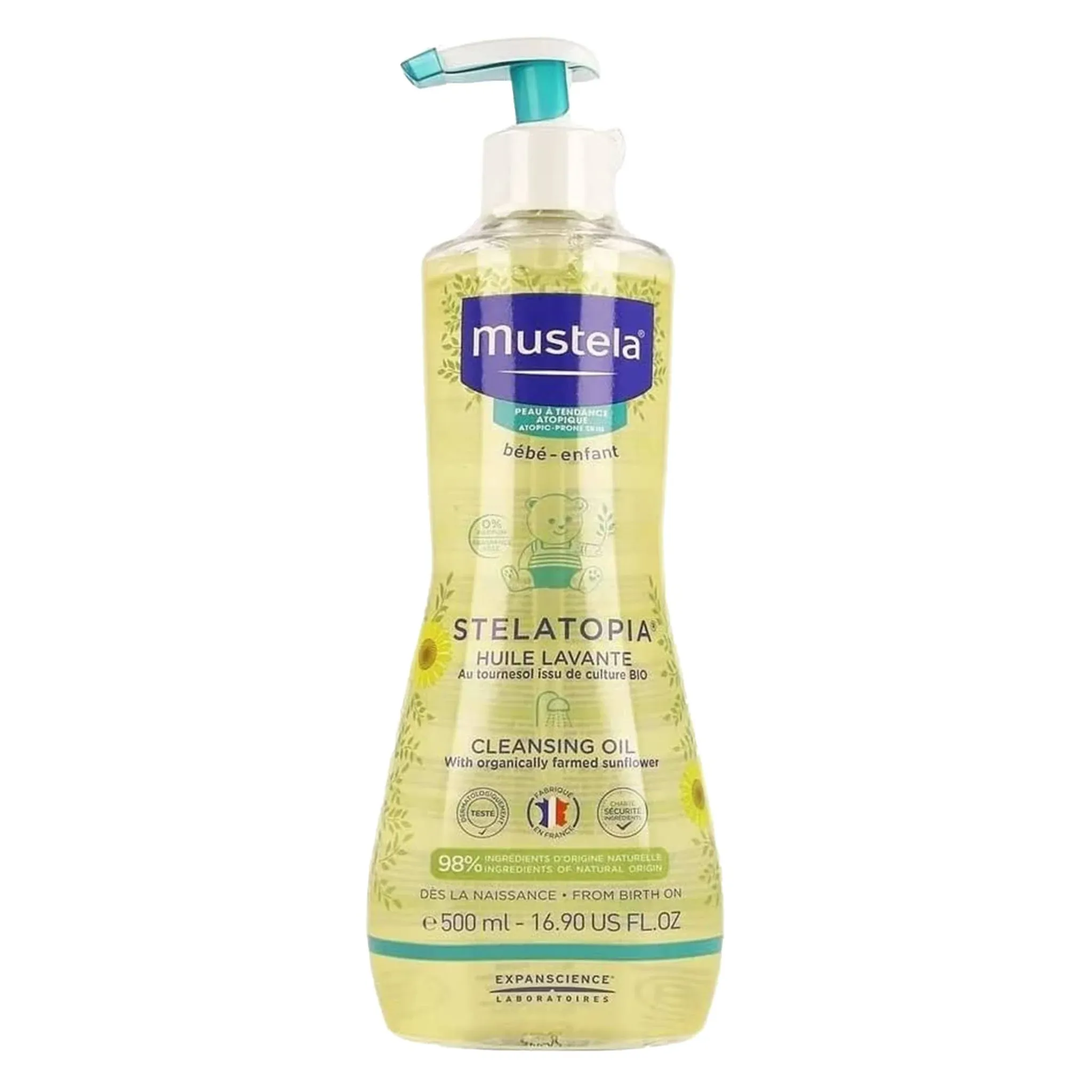 Mustela Stelatopia Cleansing Oil - 500ml