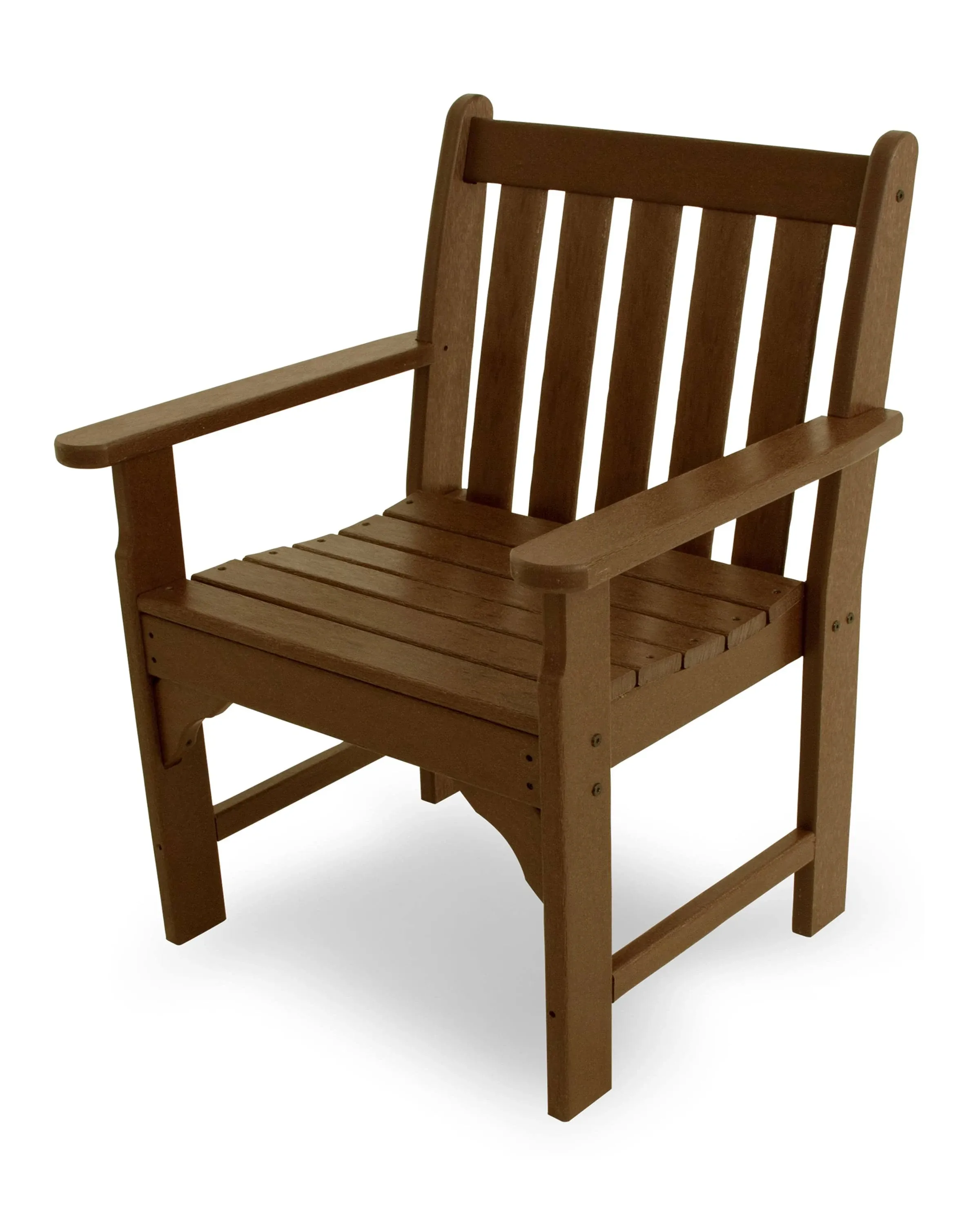 POLYWOOD Vineyard Garden Arm Chair - Teak : BBQGuys