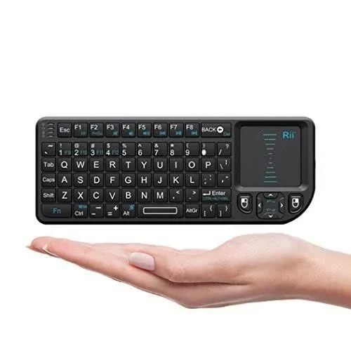 Riitek Rii Mini X1 Mini Wireless 2.4Ghz Keyboard with Mouse Touch Pad Remote Con