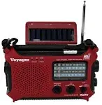 Kaito Ka500red 5-Way Powered Emergency Am/fm/sw Weather Alert Radio Red