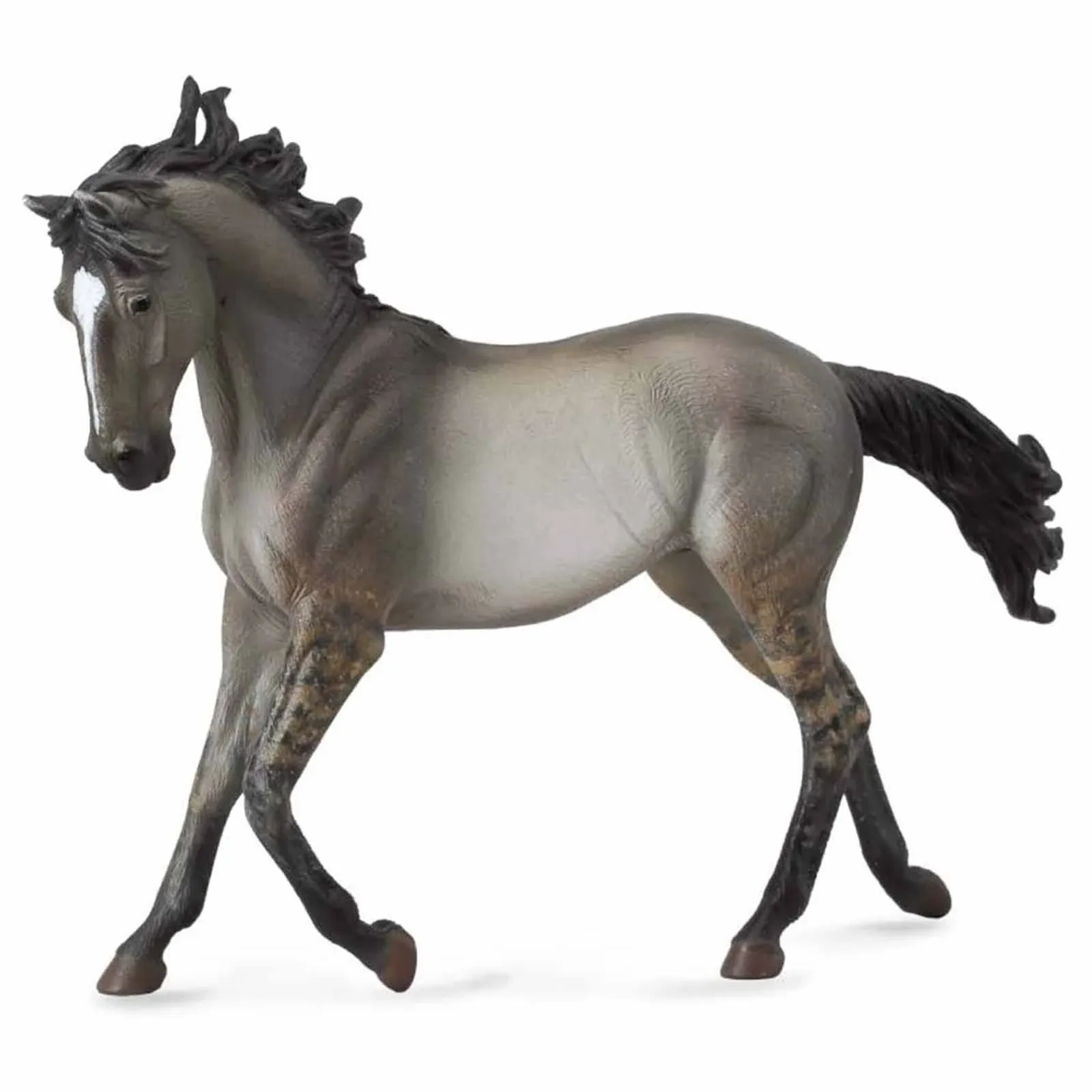 CollectA Mustang Mare, Grulla 6.4"L x 4.8"H