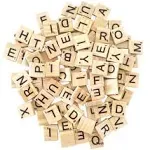 1000PCS scrabble letters for crafts - DIY wood gift decoration - making alpha...