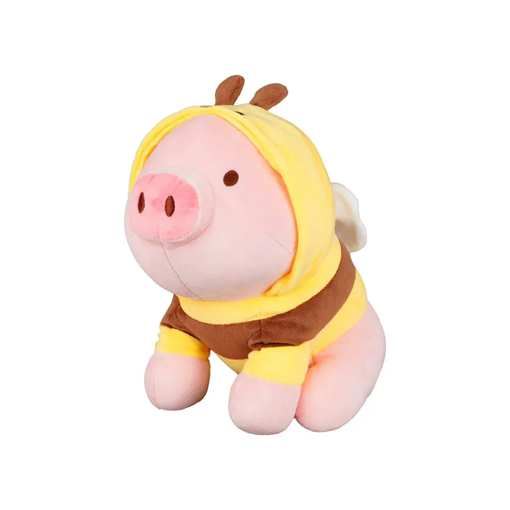 MINISO 12&#039;&#039; Sitting Piglet Stuffed Animals Plush Kawaii Body Pillow Bee Hoodie