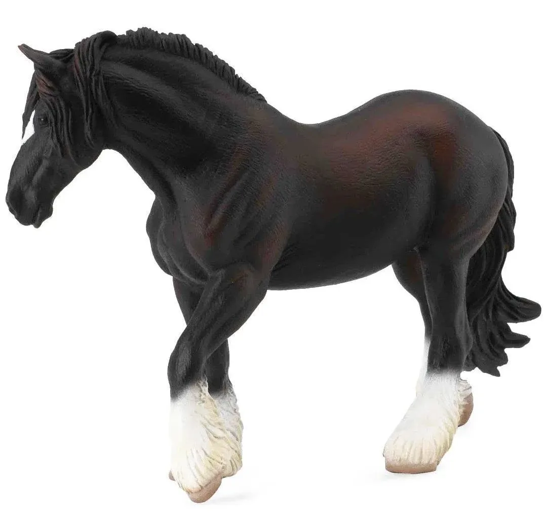 Corral Pals: CollectA by Breyer Black Shire Mare 88582