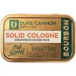 Duke Cannon BOURBON Solid Cologne OAK BARREL scent 1.5 0z Made in USA - NEW