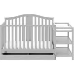 Graco Solano 4-in-1 Convertible Crib with Changer and Drawer