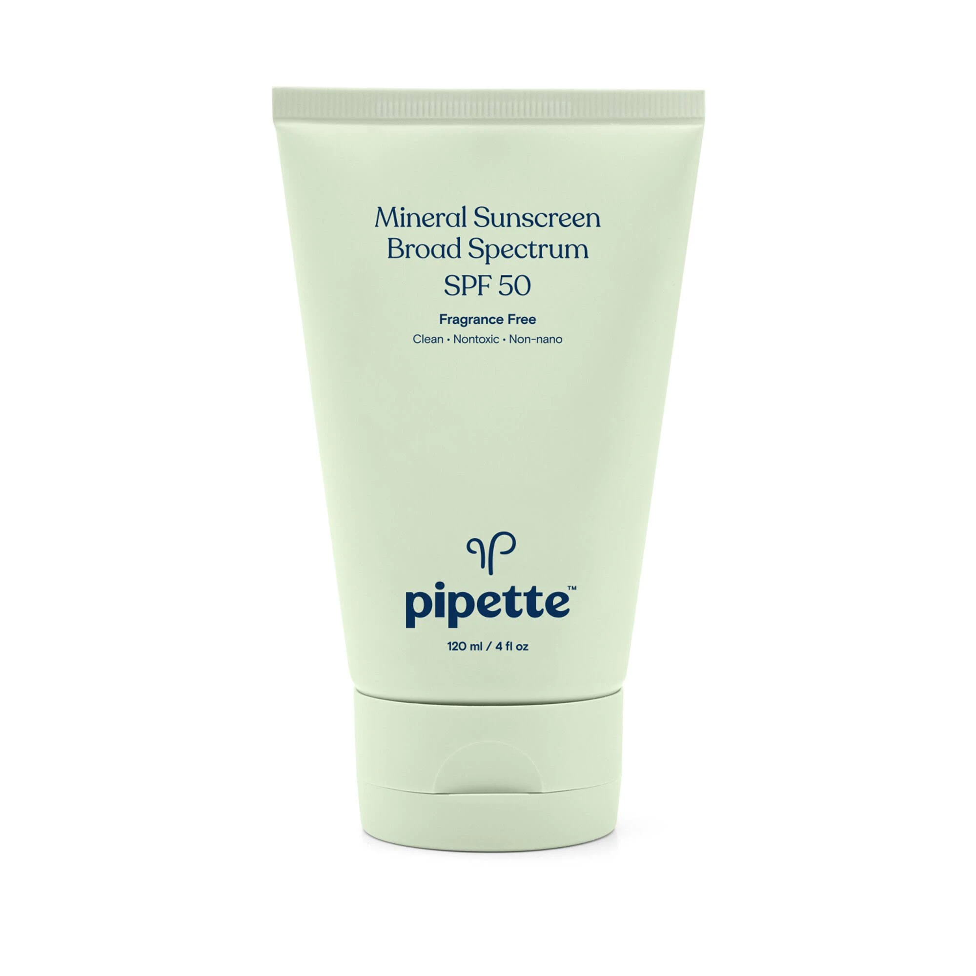 Pipette Mineral Broad Spectrum SPF 50 Sunscreen