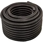 100' Flexible Corrugated Ldpe Split Tubing Wire Loom