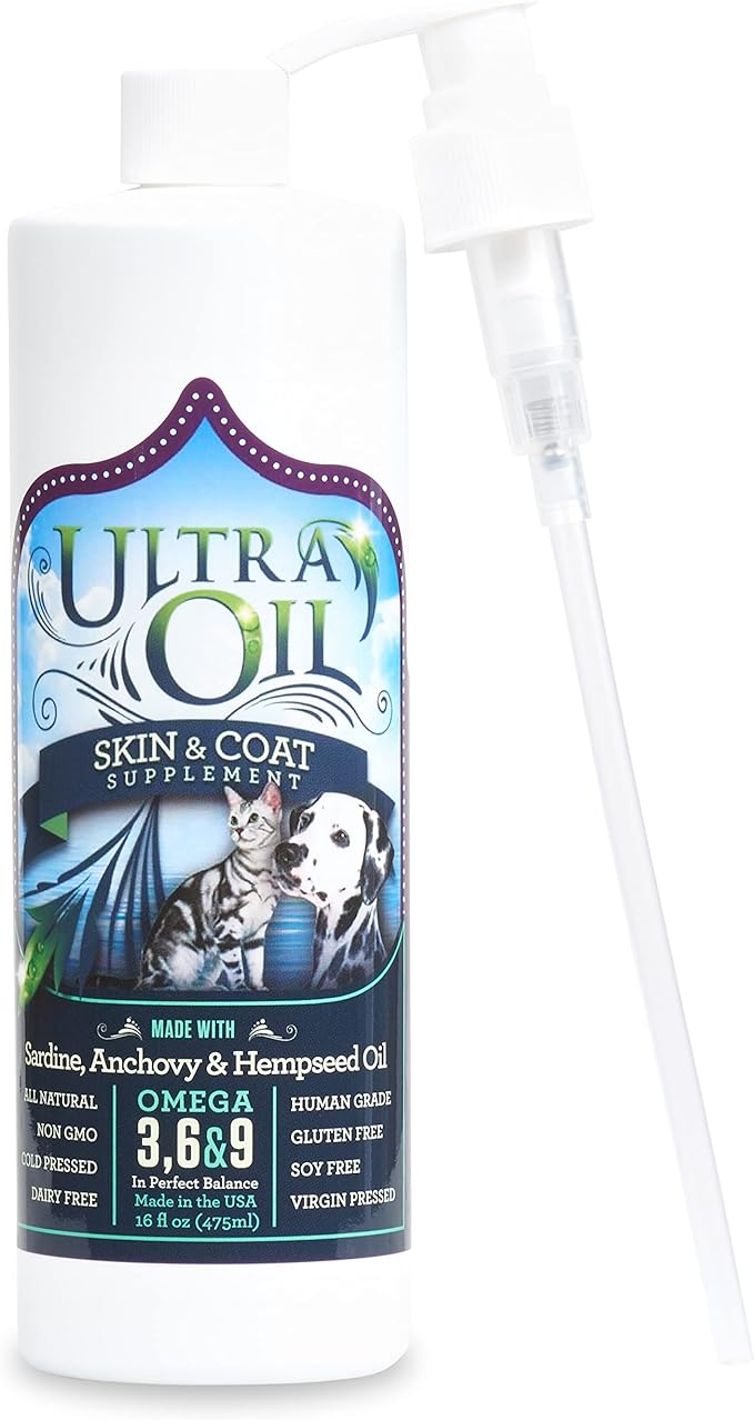 Ultra Oil Hempseed Skin & Coat Supplement (16 oz)