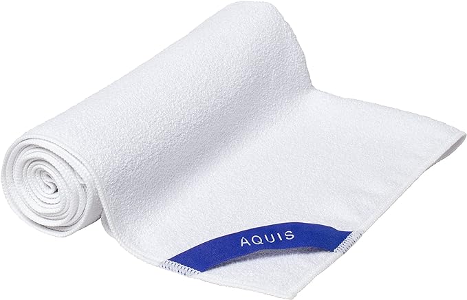 AQUIS Towel Hair-Drying Tool, Water-Wicking, Ultra-Absorbent Recycled Microfiber