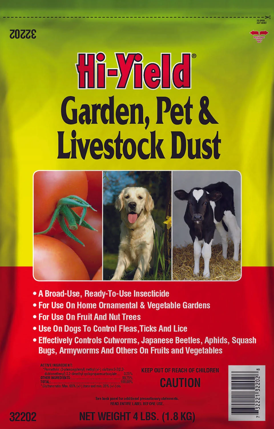 Hi-Yield Garden, Pet and Livestock Dust Insect Killer Dust 4 lb