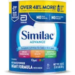 SIMILAC ADVANCE Powder Baby Formula W/ Iron, DHA, Lutein-EX. 10/25 1.92 LB Can