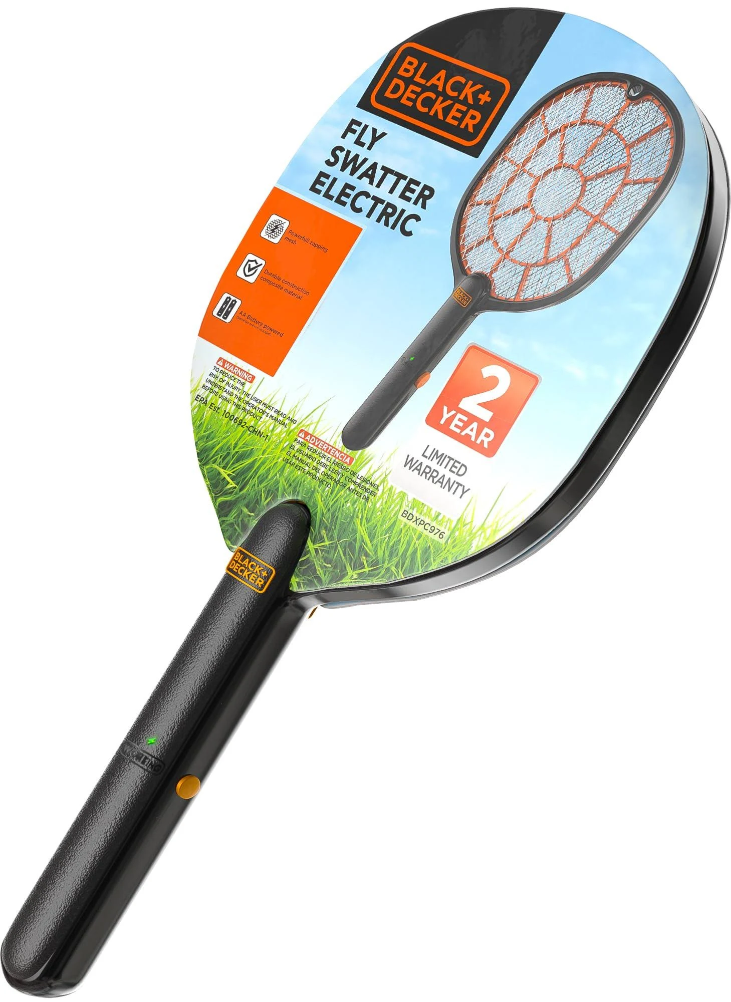 BLACK+DECKER Bug Zapper Racket Deluxe