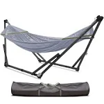 Tranquillo Uniki Hammock, Instant 30s Foldable Hammock Stand, 550 lbs Capacity Portable Hammock, 3-Year Warranty Sturdy Stand, Revolutionary Design No