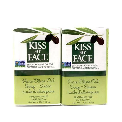 Kiss My Face Moisture Shave Cream, Cool Mint Shaving Cream For Men And Women, 11 Oz Pump Bottle, Cool Mint, 4 Pack